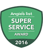 Triangle Service Center winner of Angie's List Super Server Award 2016